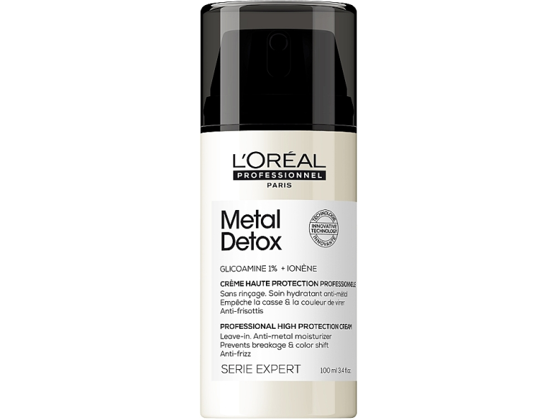 Loreal Serie Expert Metal Detox High Protection Cream крем-догляд для зменшення ламкості  волосся 100 мл