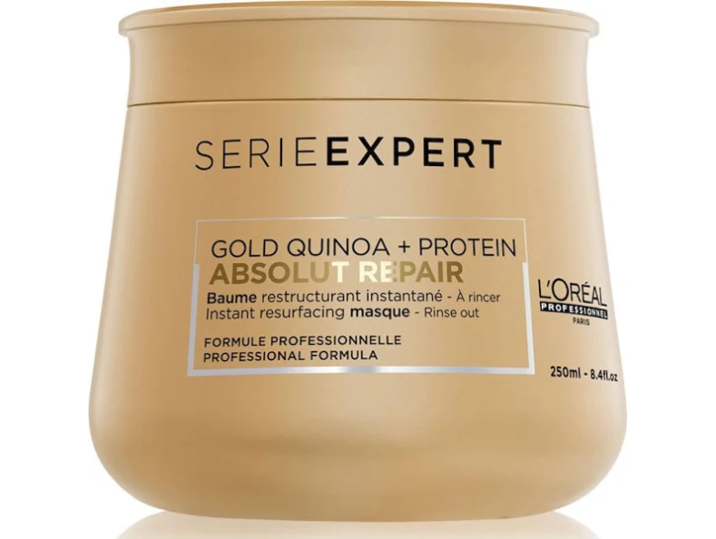 Loreal Serie Expert  Absolut Repair Gold Quinoa+Protein Mask Золотиста маска для інтенсивного відновлення волосся 250 мл
