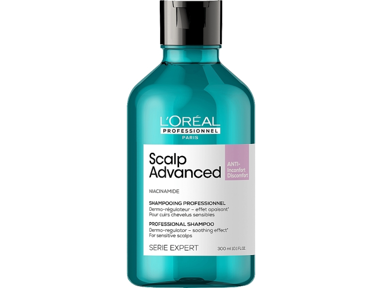 Loreal Serie Expert  Scalp Advanced Niacinamide Dermo-Regulator Shampoo дерморегулирующий успокаивающий шампунь 300 мл