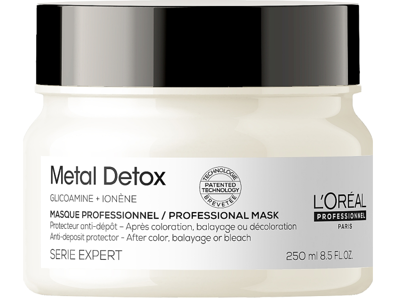Loreal Serie Expert Metal Detox маска для зменшення ламкості  волосся та небажаної зміни кольору 250 мл