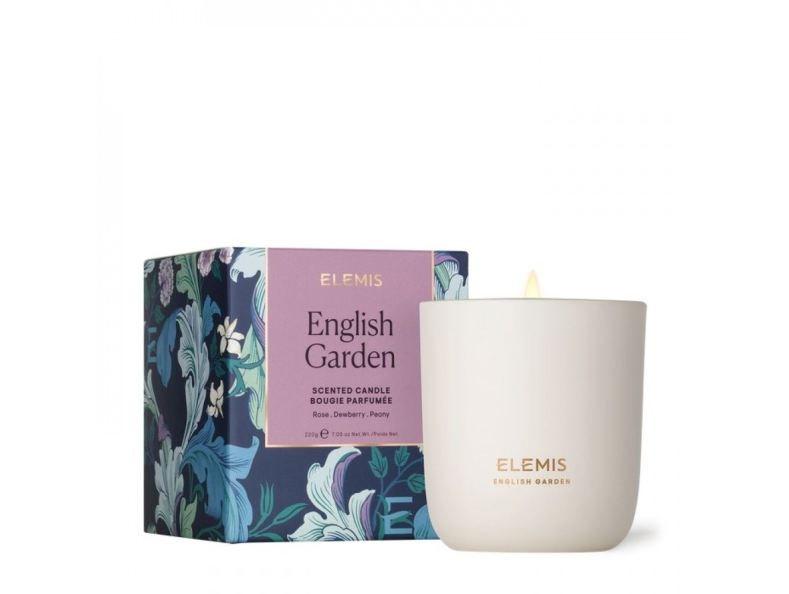 English Garden Candle Аромасвічка Англійский Сад 220 г (з ароматом троянди, ожини та півонії)