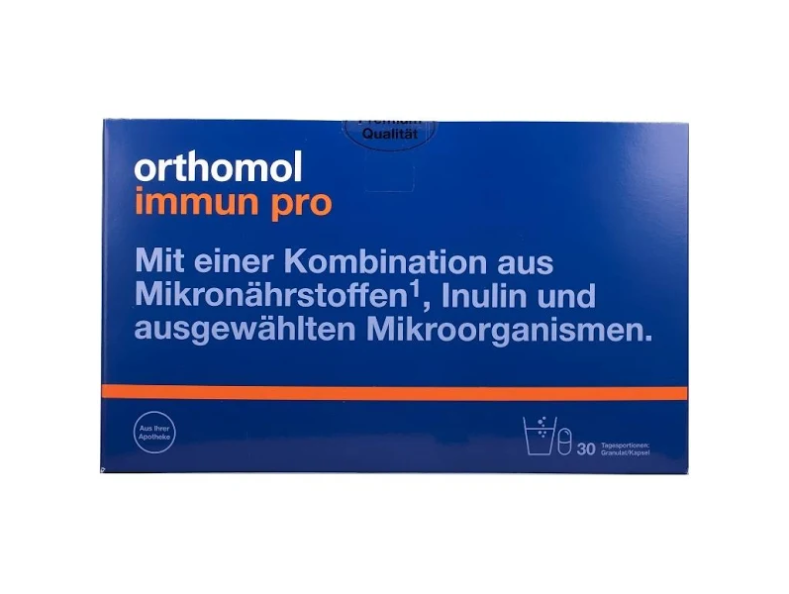 Orthomol Immun Pro Вітаміни та мінерали для відновлення імунної системи 30 днів