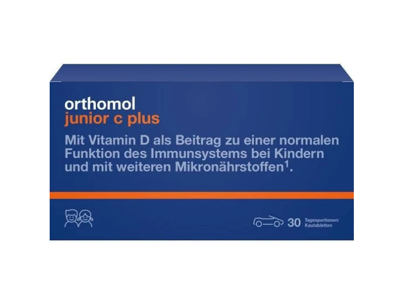 Orthomol Junior Вітаміни та мінерали жувальні машинки 30 днів (orange)