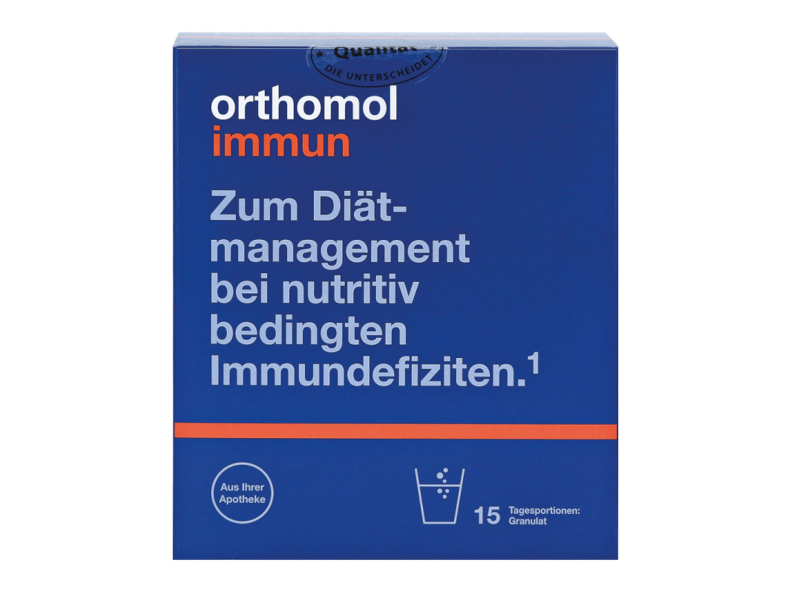 Orthomol Immun Вітамінний комплекс для відновлення імунітету в гранулах  15 днів