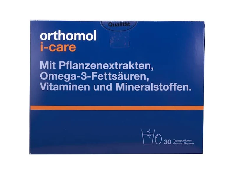 Orthomol I-Care Вітаміни та мінерали (для профілактики та лікування вірусних та інфекційних захворювань) гранули + капсули №30