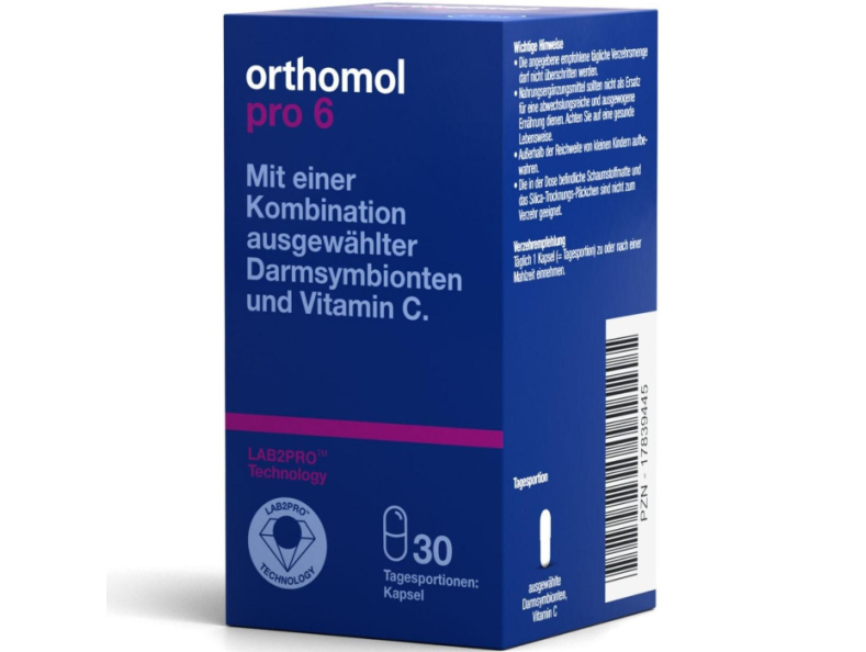 Orthomol pro Комплекс вітамінів для підтримки мікрофлори кишківника 30 днів