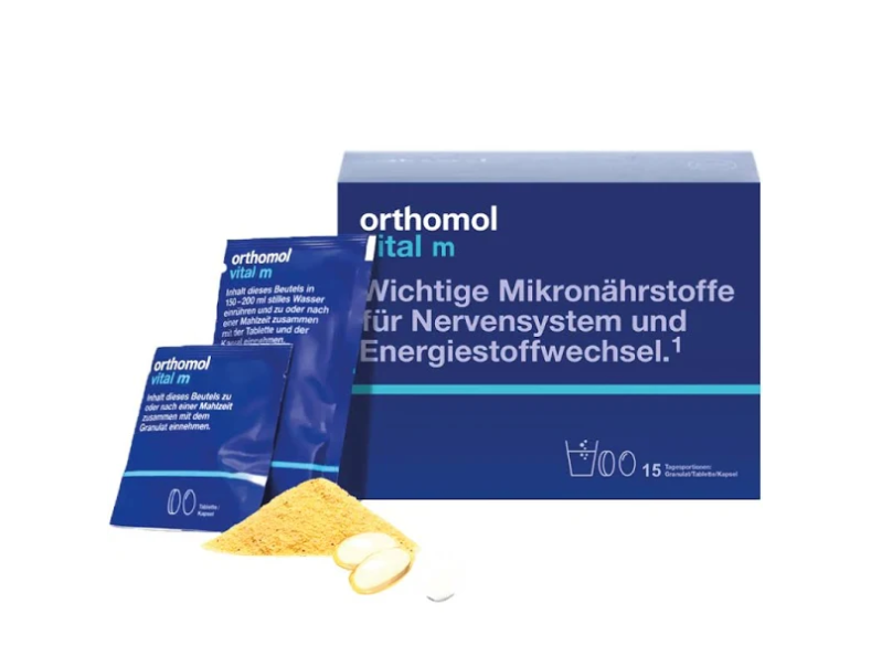 Orthomol Vital M Вітаміни та мінерали для чоловіків гран. 15 днів