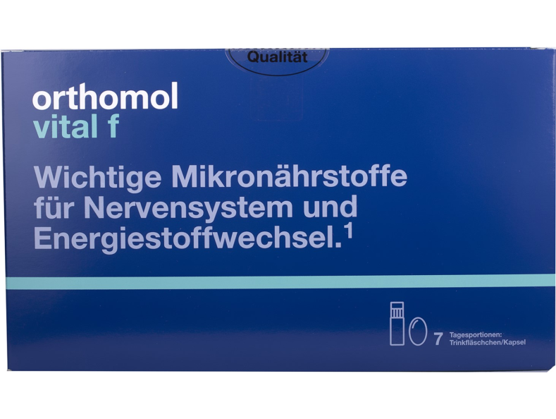 Orthomol Vital F Вітаміни та мінерали, питний для жінок 7 днів