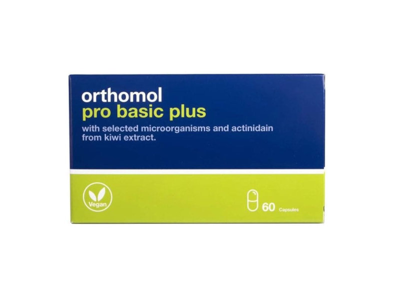 Orthomol Pro Basic Plus Вітаміни та мінерали для оптимізації шлункового травлення №60