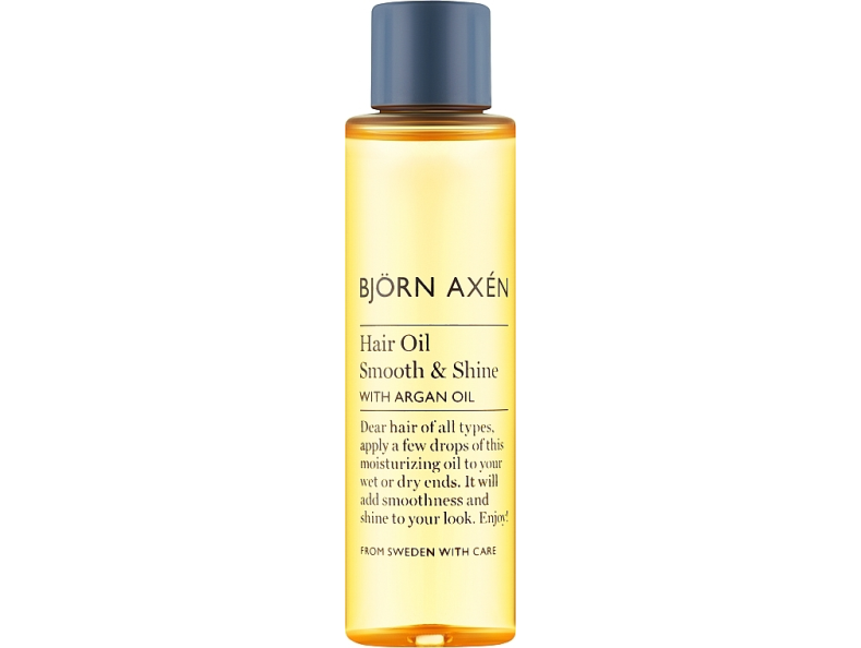 Bjorn Axen Hair Oil Smooth&Shine, Аргановое масло для разглаживания и блеска волос, 75 мл