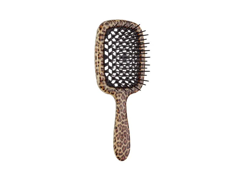 Janeke Superbrush SP230 MAC Расческа для волос Леопардовый с Черным