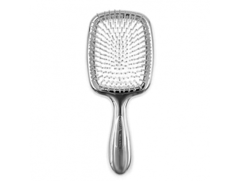 Janeke Hairbrush With Mirror Расческа с зеркалом (Серебро)