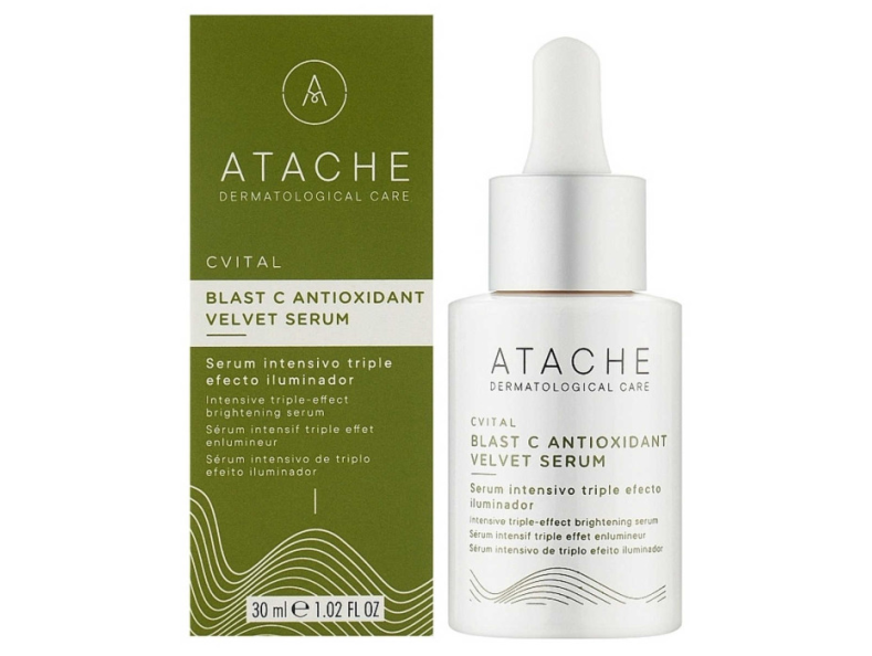 ATACHE C Vital Blast-C Velvet Serum Омолаживающая сыворотка на основе липосомного витамина С 30 мл