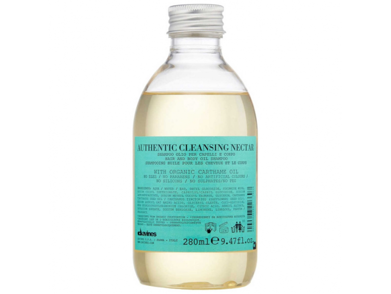 Davines Authentic Formulas Cleansing Nectar Hair/Body, нектар для очищения волос и тела, 280 мл