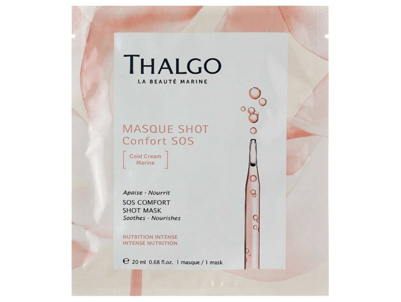 Thalgo SOS Comfort Shot Mask, маска для обличчя SOS комфорт, 1*20
