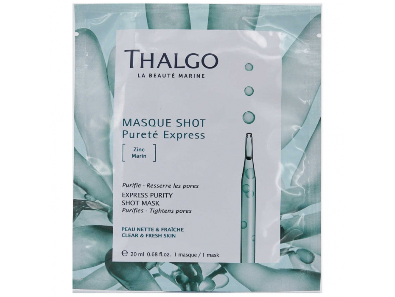 Thalgo Express Purity Shot Mask, маска Мгновенная чистота, 1*20