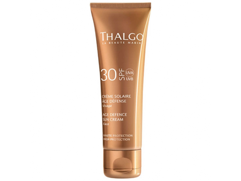 Thalgo Age Defence Sun Screen Cream SPF 30, сонцезахисний крем проти старіння шкіри, 50 мл