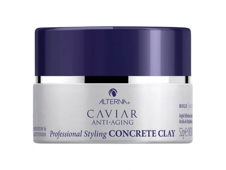 Alterna Caviar Anti-Aging Professional Styling Concrete Clay, глина для укладки волосся сильної фіксації з екстрактом чорної ікри без сульфатів, 52 г