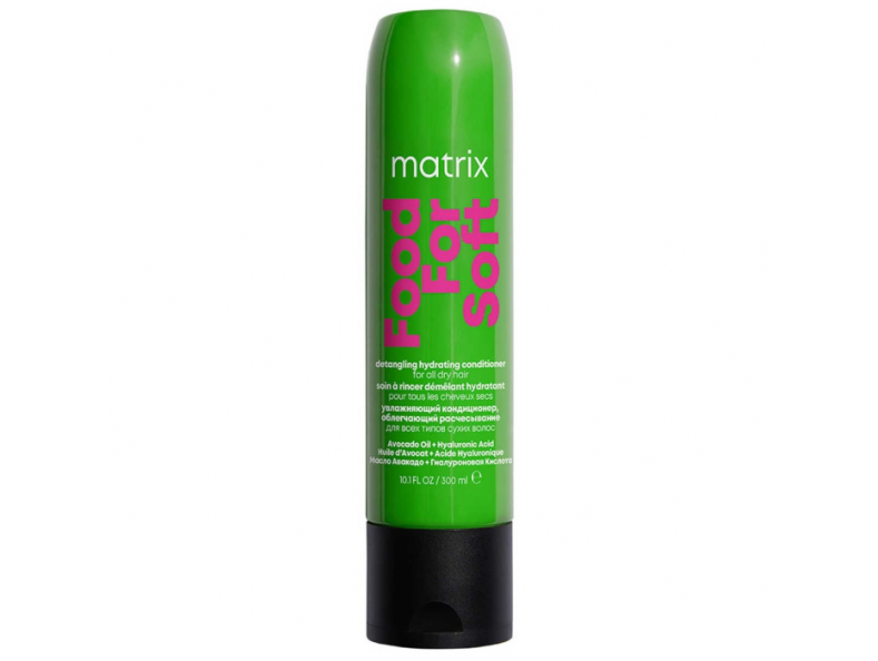 Matrix Food for Soft Detangling Hydrating Conditioner, кондиционер для увлажнения и облегчения расчесывания волос, 300 мл