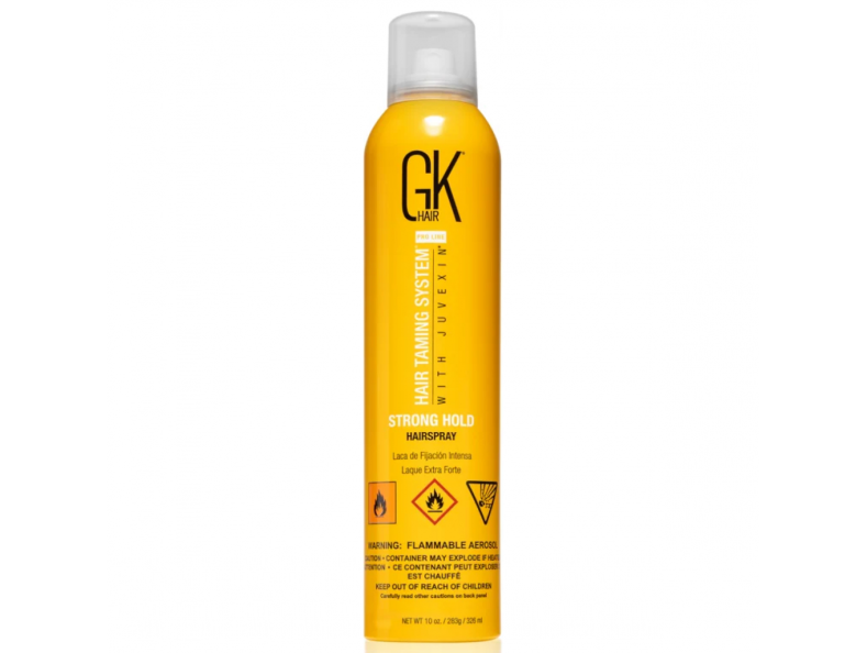 GKhair Strong Hold Hairspray, спрей для волосся сильної фіксації