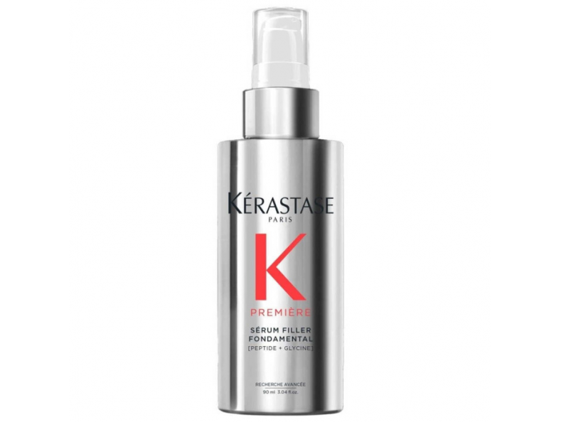 Kerastase Premiere Serum Filler Fondamental, термозахисна сироватка-філер для дисципліни та відновлення всіх типів пошкодженого волосся, 90 мл